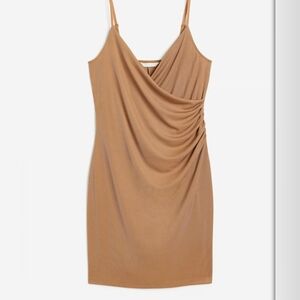 🌻NEW H&M Draped Jersey Dress Size L